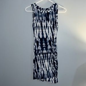Love Fire dress, size xs, tie dye blue